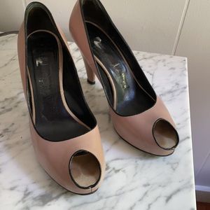 Marina Rinaldi Designer Pumps Size 10 Blush